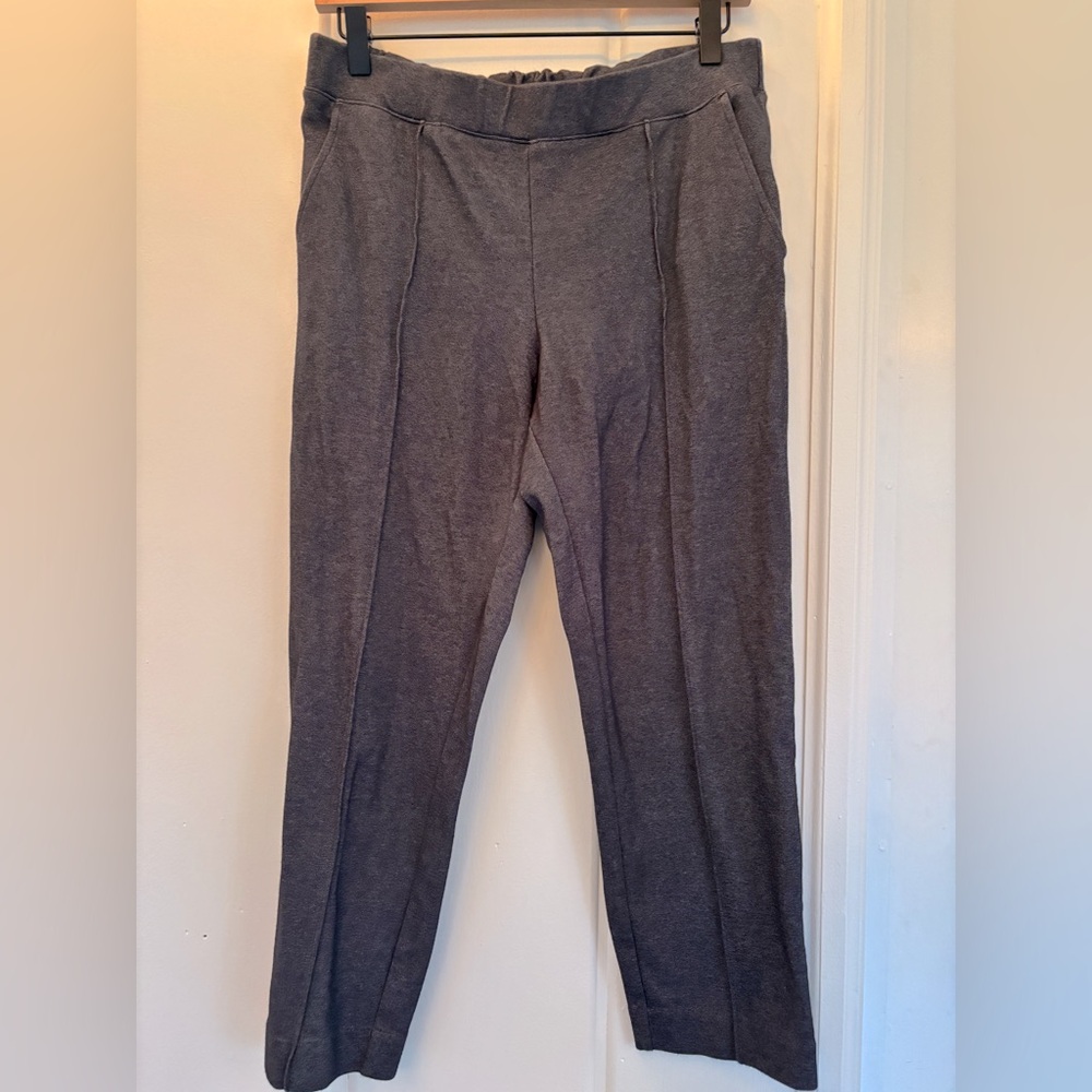 Comfortable J. Crew pleated pants sweatshirt material gray size MP